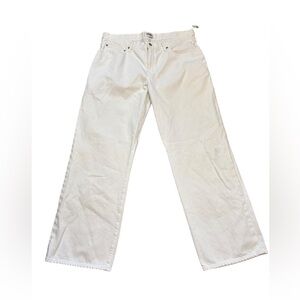 AGOLDE Revolve White High Rise Wide Leg Zip Fly Jeans Size 32 Cut 66982